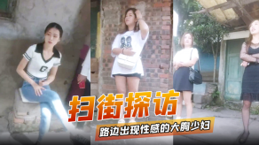 国产扫街探访路边出现性感的大奶人妻而且价格还便宜视频